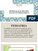 Hospitalizacion Del Paciente Pediatrico 2021