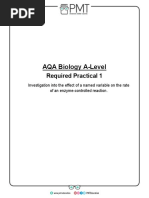 AQA Biology A-Level: Required Practical 1