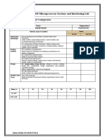 Rubrics For EEE342 Microprocessor Systems and Interfacing Lab