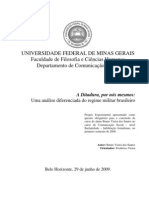 Relatório de TCC: Documentário "A Ditadura, Por Nós Mesmos"