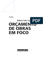 Orcamento de Obras em Foco 4ed - Deg