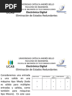 Eliminación de Estados Redundantes