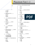 Life 2e Placement Test Level 1-2