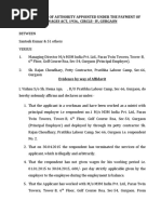 In The Court of Authority Appointed Under The Payment of Wages Act, 1936, Circle-Iv, Gurgaon