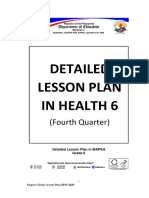 Detailed Lesson Plan in Health 6: (Fourth Quarter)