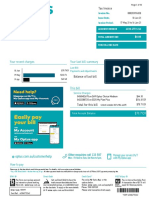 Your Recent Charges Your Last Bill Summary: Tax Invoice