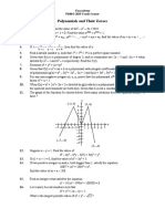 Polynomials and Their Zeroes: Unacademy PRMO 2019 Crash Course