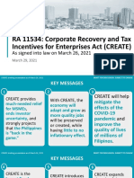 RA 11534 CREATE As Signed Into Law Briefing For FINEX