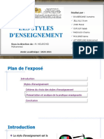 Atelier Styles D'enseignement 2021