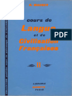 Cours de Langue Et de Civilisation Françaises II by Gaston Mauger