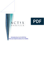 Actix Analyzer CDMA1 X Training Manual