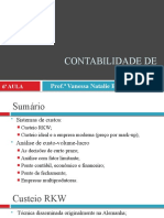 Contabilidade de Custos - Aula 6