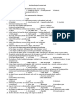 Machine Design Examination 6