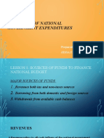 Financing in National Gov't