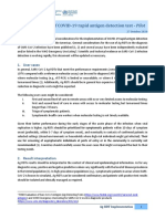 Implementation of COVID-19 Rapid Antigen Detection Test - Pilot