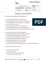 Ficha de Trabalho Comparative and Superlative Correction