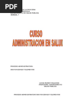 Curso Administracion en Salud