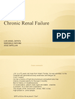 Chronic Renal Failure: Luis Angel Zapata Marcdala Antoine Josie Capellan