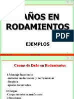 Danos en Rodamientos