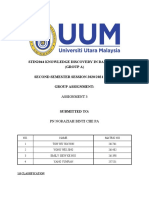 Stin2044 Knowledge Discovery in Databases (Group A) SECOND SEMESTER SESSION 2020/2021 (A202) Group Assignment