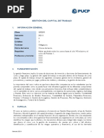 GEE203 Gestion Del Capital de Trabajo 2021 1