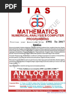 Mathematics: Analog Ias