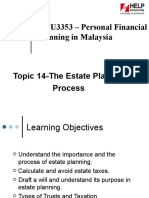 Topic 14 - Estate Planning