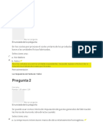 Evaluación Unidad 2 Análisis de Costos