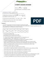 Sujet Maths BacD 2011