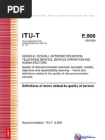 Itu-T E.800