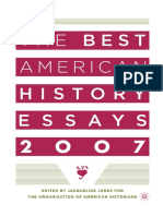 The Best American History Essays 2007