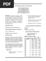 Practica de Laboratorio Hidraulica 04 - Sección de Control y Flujo Critico