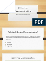 Effective Communication: Ways To Improve Communication