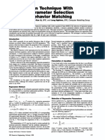 A Regression Technique With Dynamic Parameter Selection For Phase-Behavior Matching