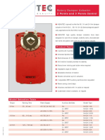 2 Points and 3 Points Control: Rotary Damper Actuator