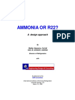 Ammonia or R22?: A Design Approach