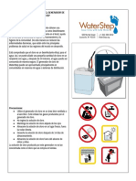 Waterstep Bleach Maker Manual Spanish