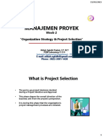 #2 Organization Strategy Project Selection