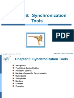 Chapter 6: Synchronization Tools: Silberschatz, Galvin and Gagne ©2018 Operating System Concepts - 10 Edition