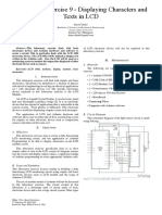 Laboratory Exercise 9 - Displaying Characters and Texts in LCD