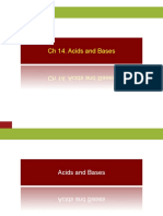 CH 14. Acids and Bases: Chem 30A