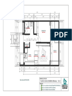 (Bathroom) : Plano de Casa Económica 6X6Metros Vg-12