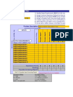 Instructions:: Cause & Effect Matrix