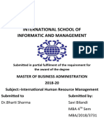 Master: International School of Informatic and Management