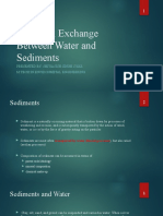 Chemical Exchange Between Water and Sediments