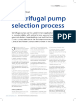 Centrifugal Pump Selection Process