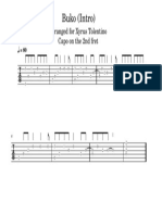 Buko (Intro) : Arranged For Xyrus Tolentino Capo On The 2nd Fret