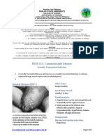 NCM 112 - Communicable Disease: Tarlac State University