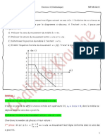 Exercice 4 (Cinématique) Ns