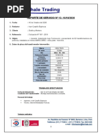 Informe Tecnico de Tratamiento de Aceite Mes de Octubre